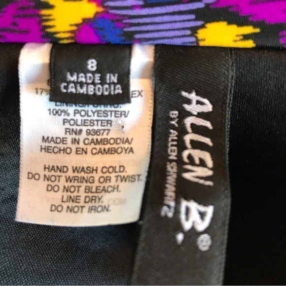 ALLEN B bandeau style two piece bikini swim suit top. Size 8. - Picture 6 of 6